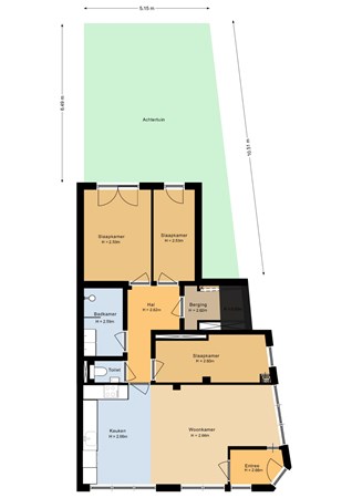 Floorplan - Laan van Eik en Duinen 121, 2564 GN Den Haag